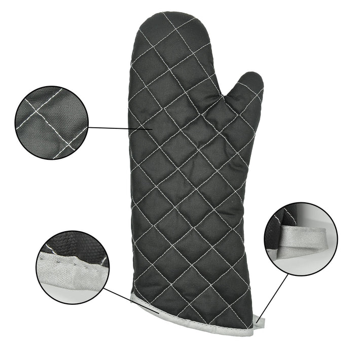 Cotton Oven Gloves, Heat Resident Gloves for BBQ Baking Cooking Microwave